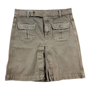 SOLD! GAP Skirt Womens 29/8 Green 1969 Denim Mini Bohemian